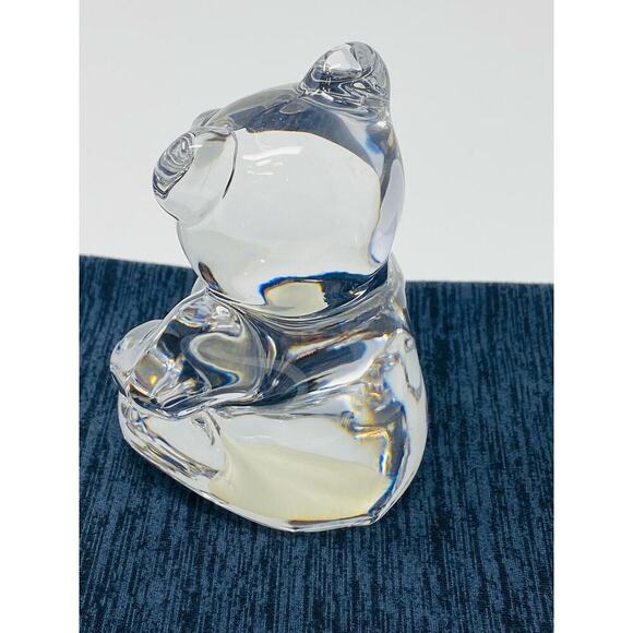 Vintage west Germany Princess house 24% lead teddy bear figurine paper weight - Picture 6 of 12